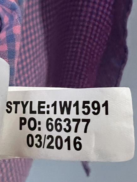 Vineyard Vines Classic Fit Tucker Shirt Pink Blue Checked Button Down Mens M - Picture 7 of 8